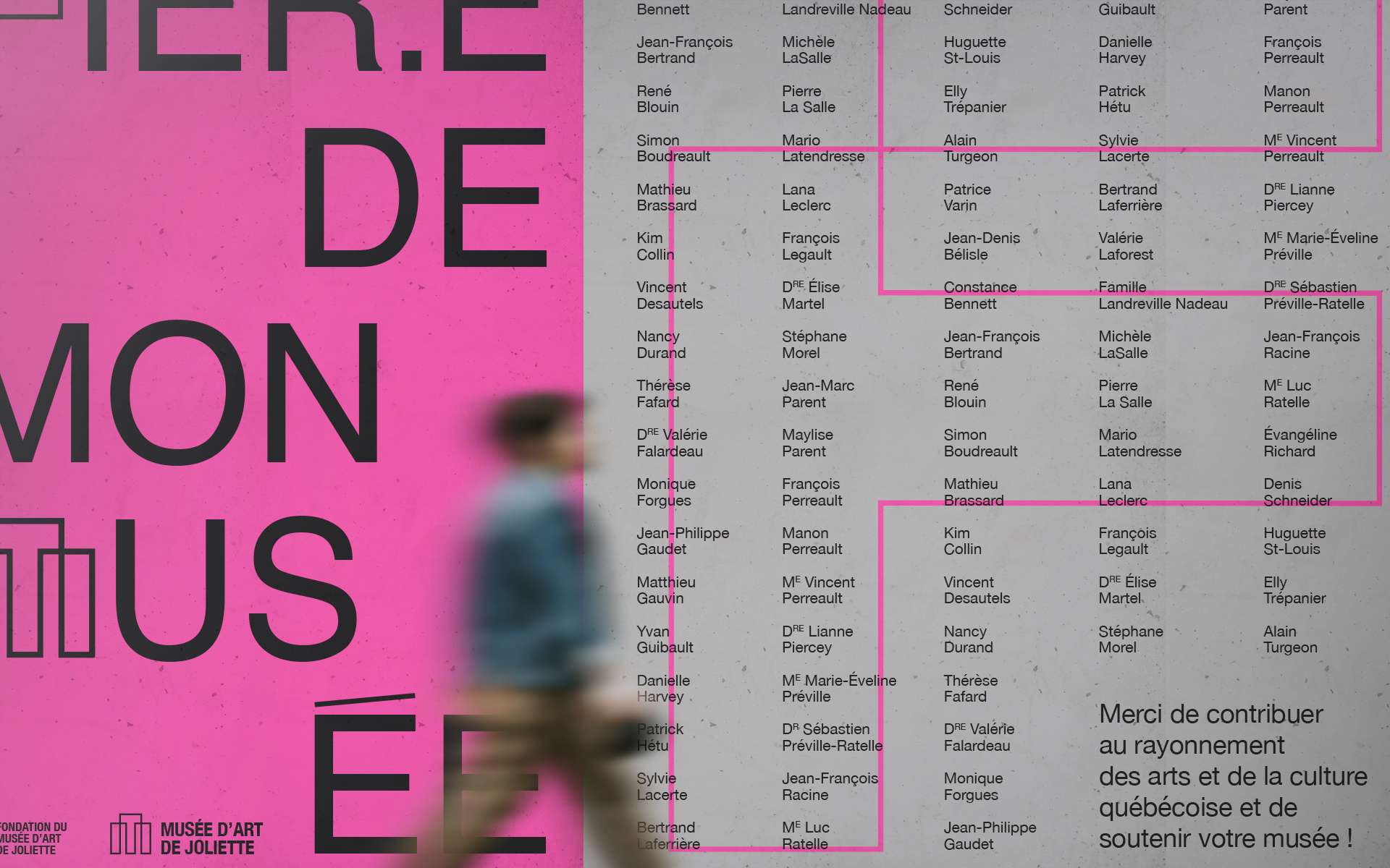 Fondation du Musée d’art de Joliette - Refonte de l’identité visuelle et des messages clés