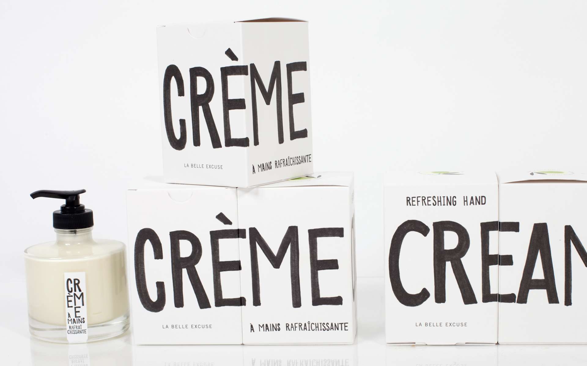 La belle excuse - Emballages - Crème et savon
