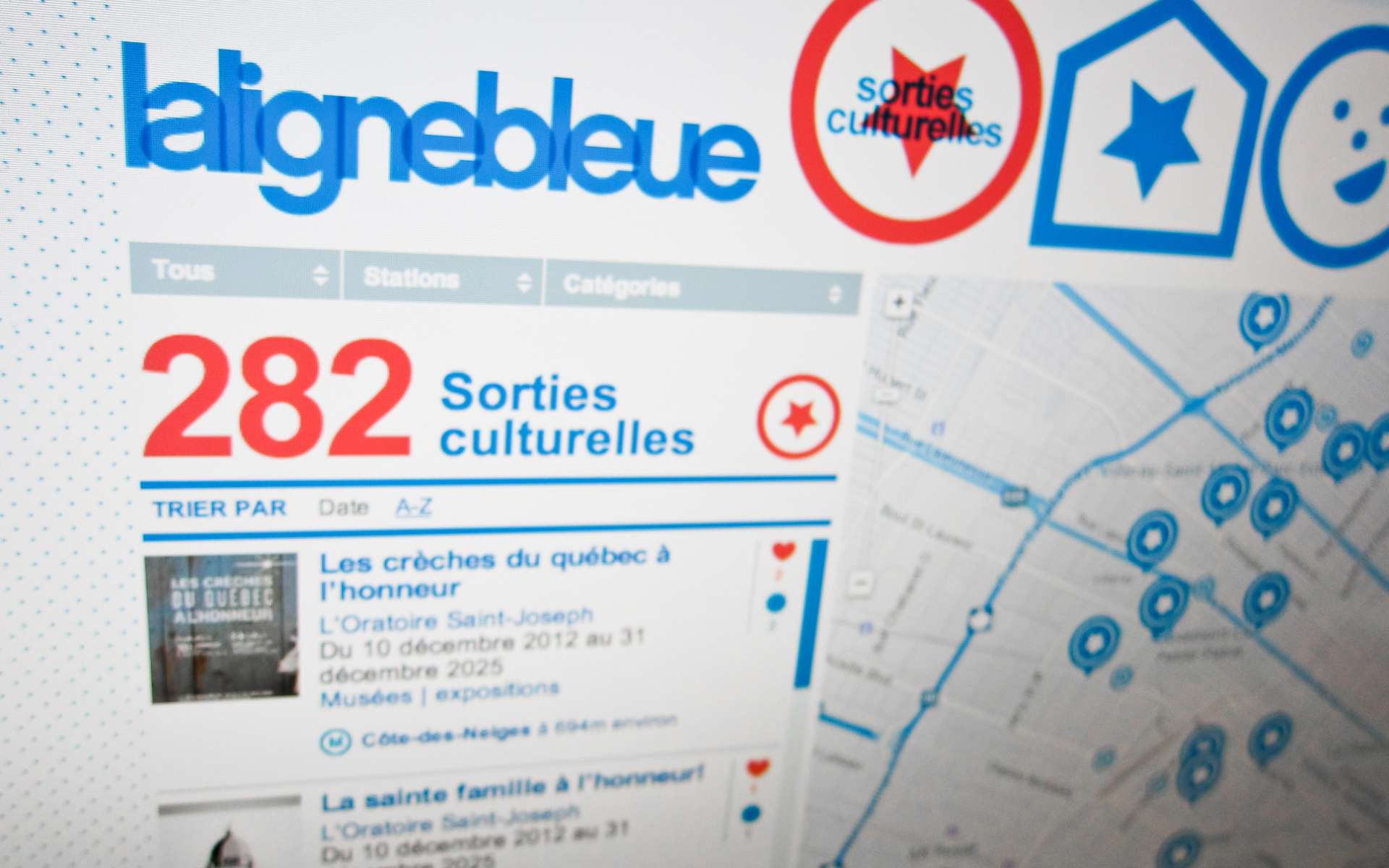 La Ligne Bleue - Programme d’identité et site collaboratif