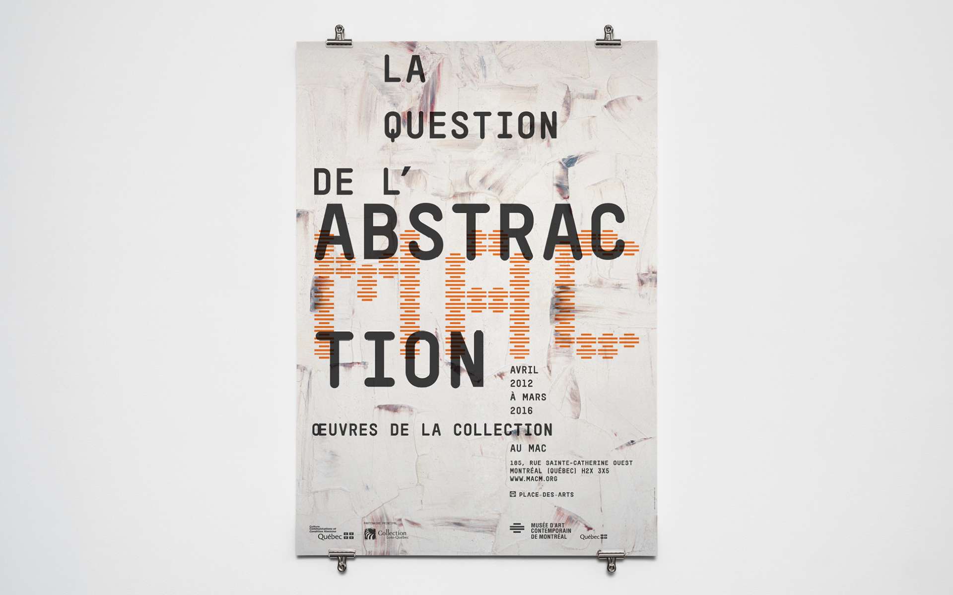 Musée d'art contemporain de Montréal - Un langage typographique