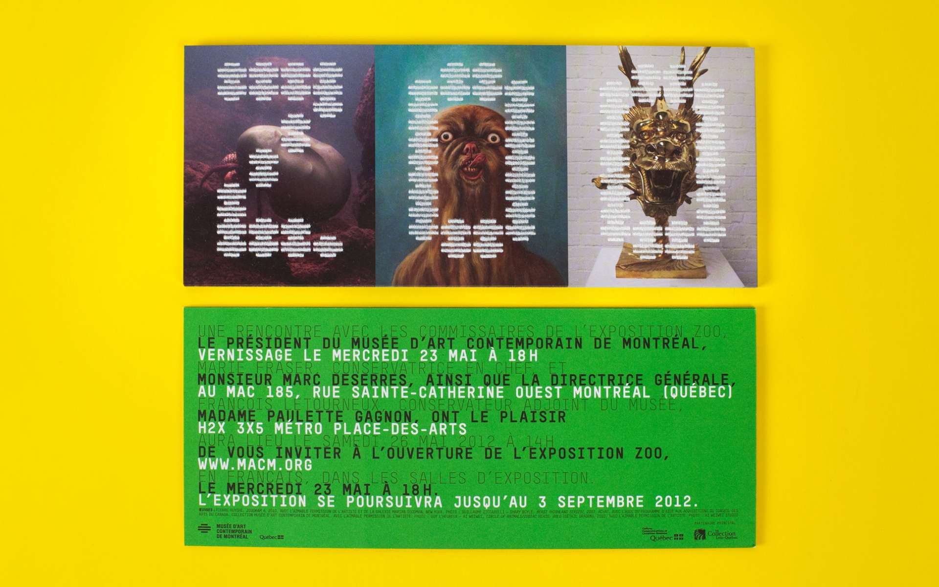 Musée d'art contemporain de Montréal - Un langage typographique