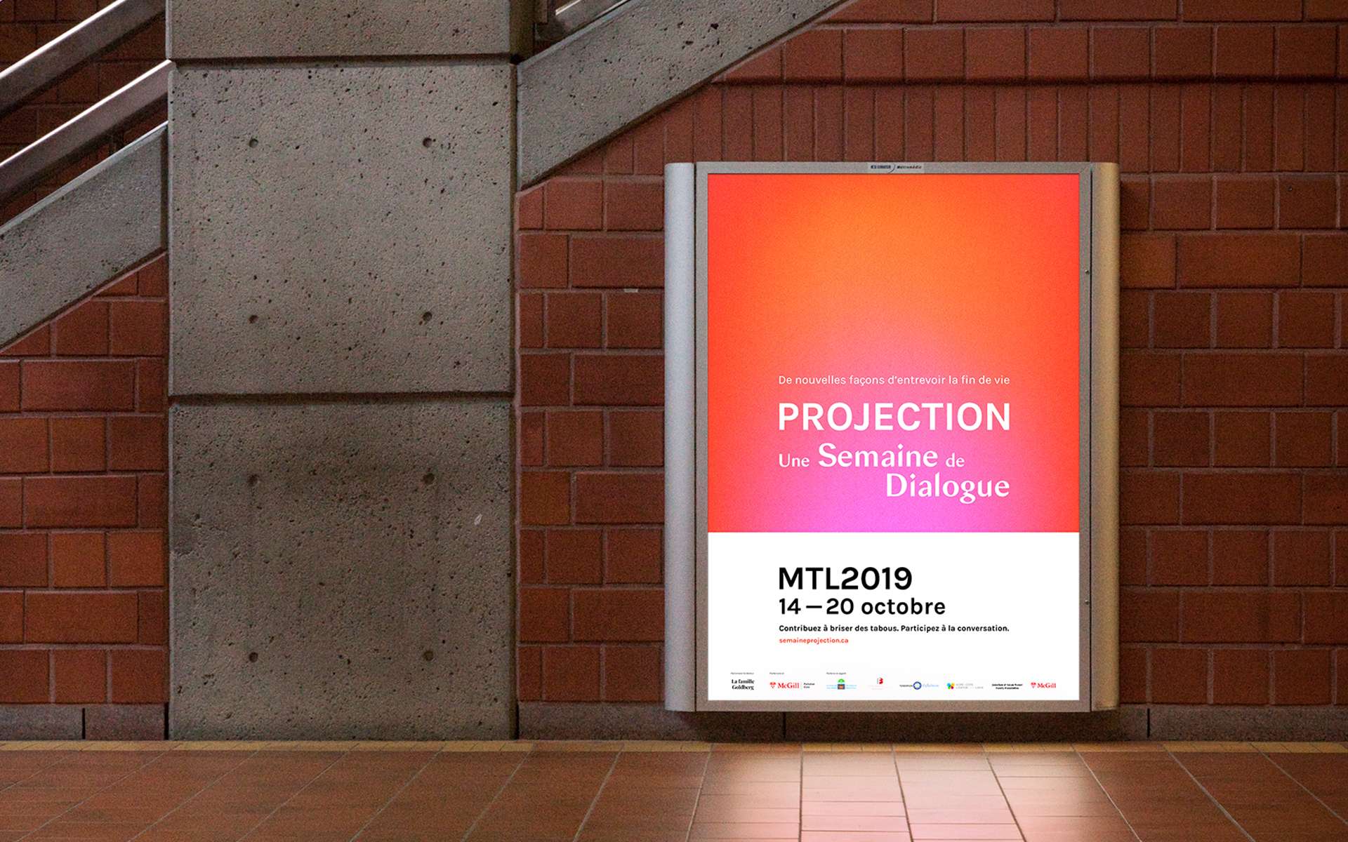 Université McGill - Identité et campagne de l’évènement Projection