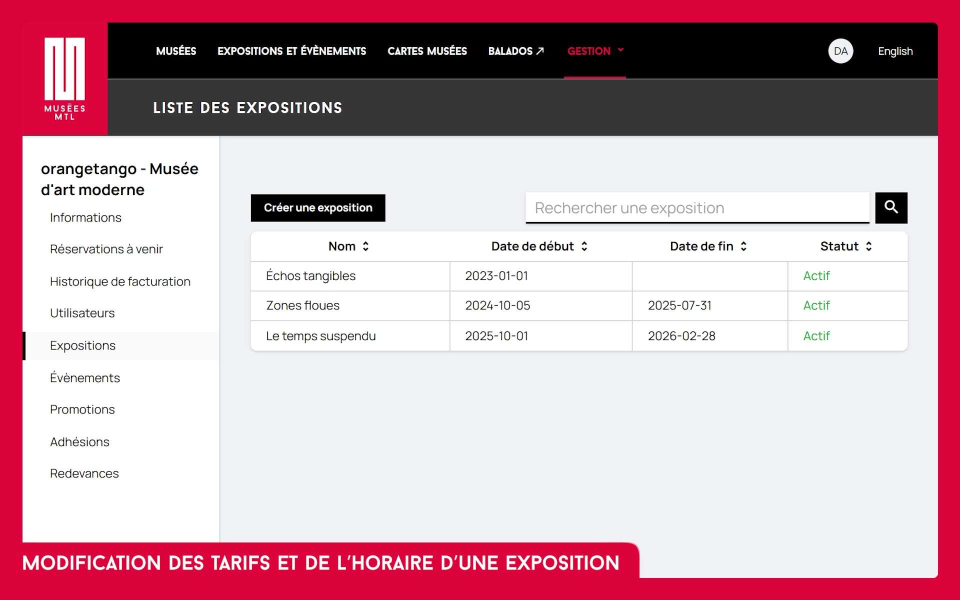 Musées Montréal - Plateformes numériques